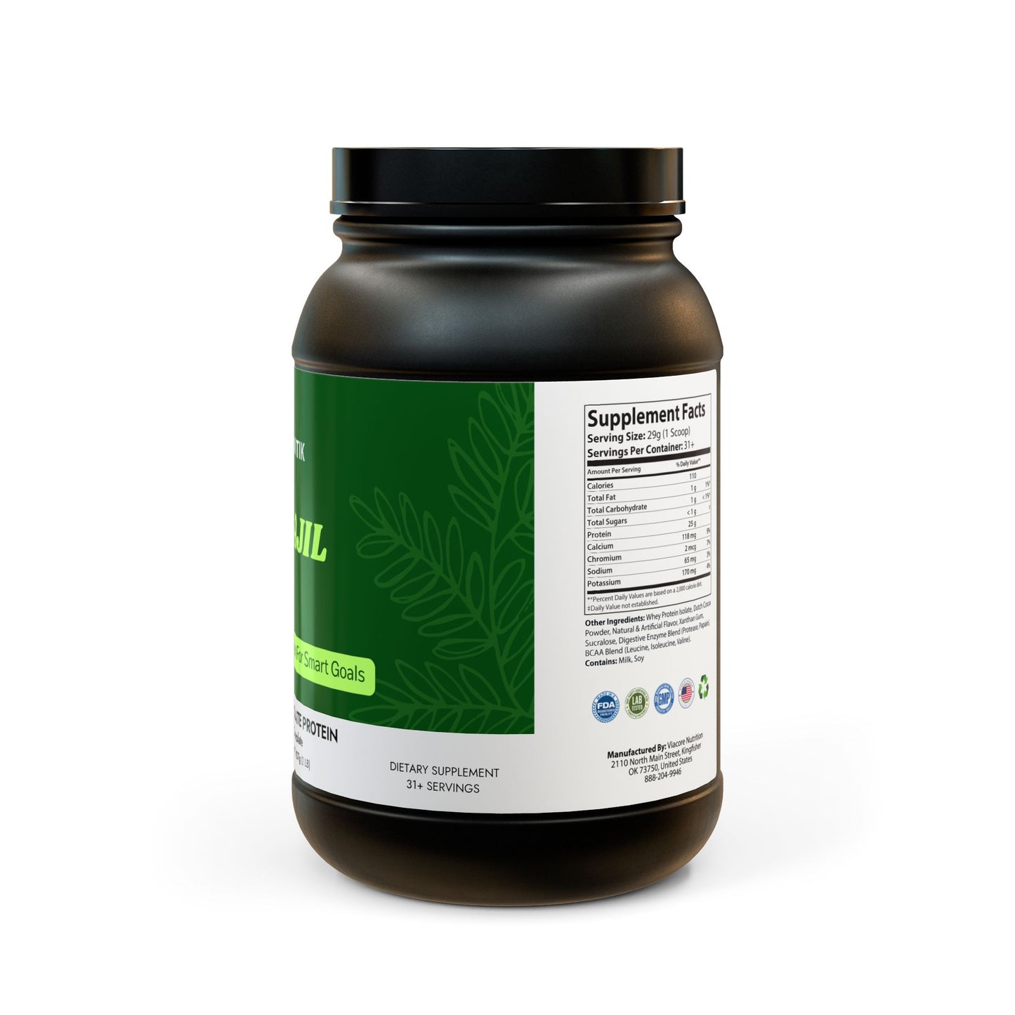 CHAJIL. Whey Isolate Protein Supplement (907g, 2lb)