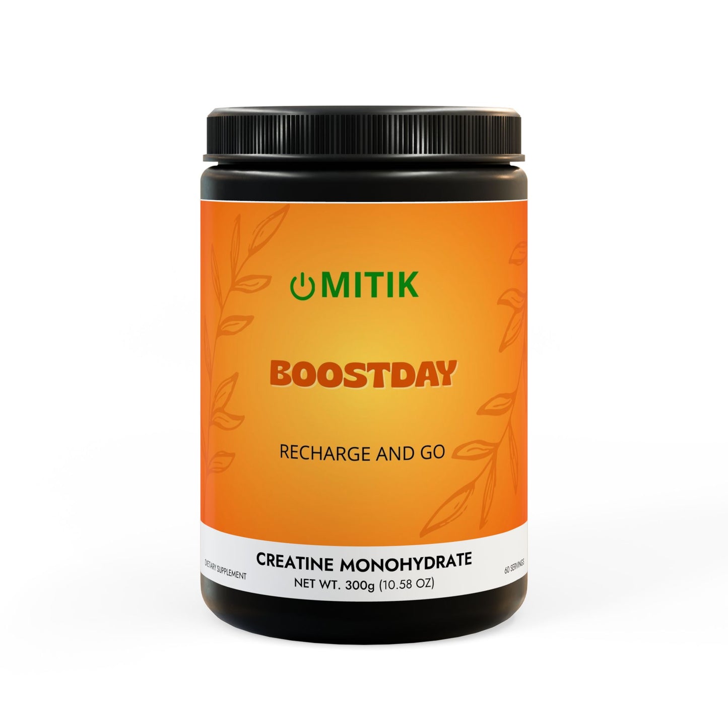 BOOSTDAY Creatine Monohydrate Supplement (300g, 10.58oz)