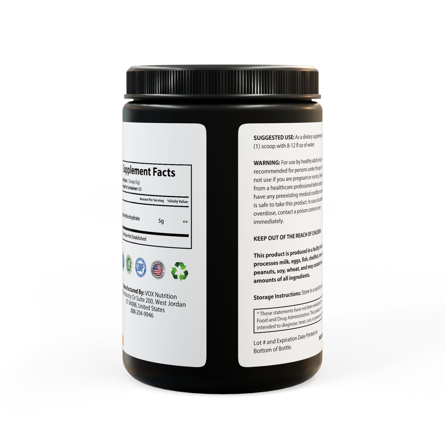 BOOSTDAY Creatine Monohydrate Supplement (300g, 10.58oz)