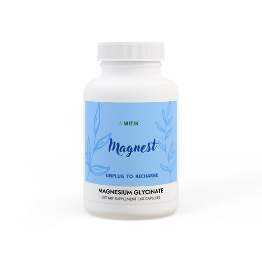 MAGNEST Magnesium Glycinate Supplement (60 Capsules)
