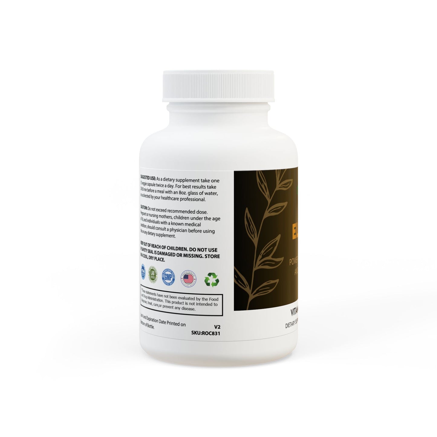 ELDUO Vitamin K2 + D3 Supplement (60 Capsules)