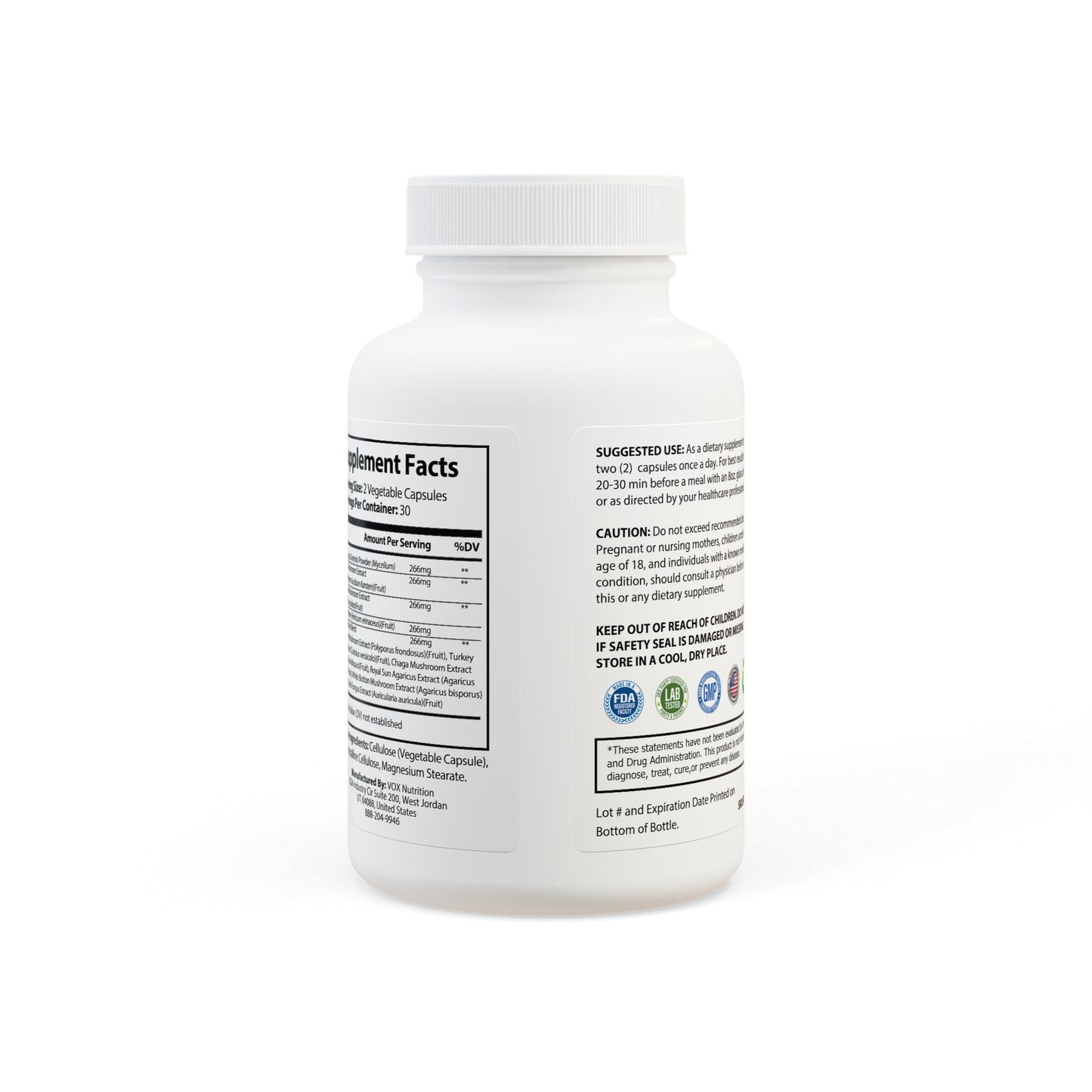 BALANCESI Mushroom Blend Supplement (60 Capsules)