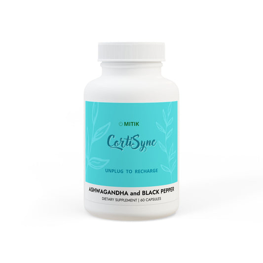 CORTI-SYNC Ashwagandha and Black Pepper Supplement (60 capsules)