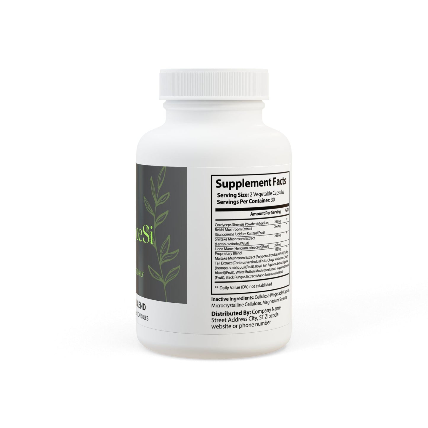 BALANCESI Mushroom Blend Supplement (60 Capsules)