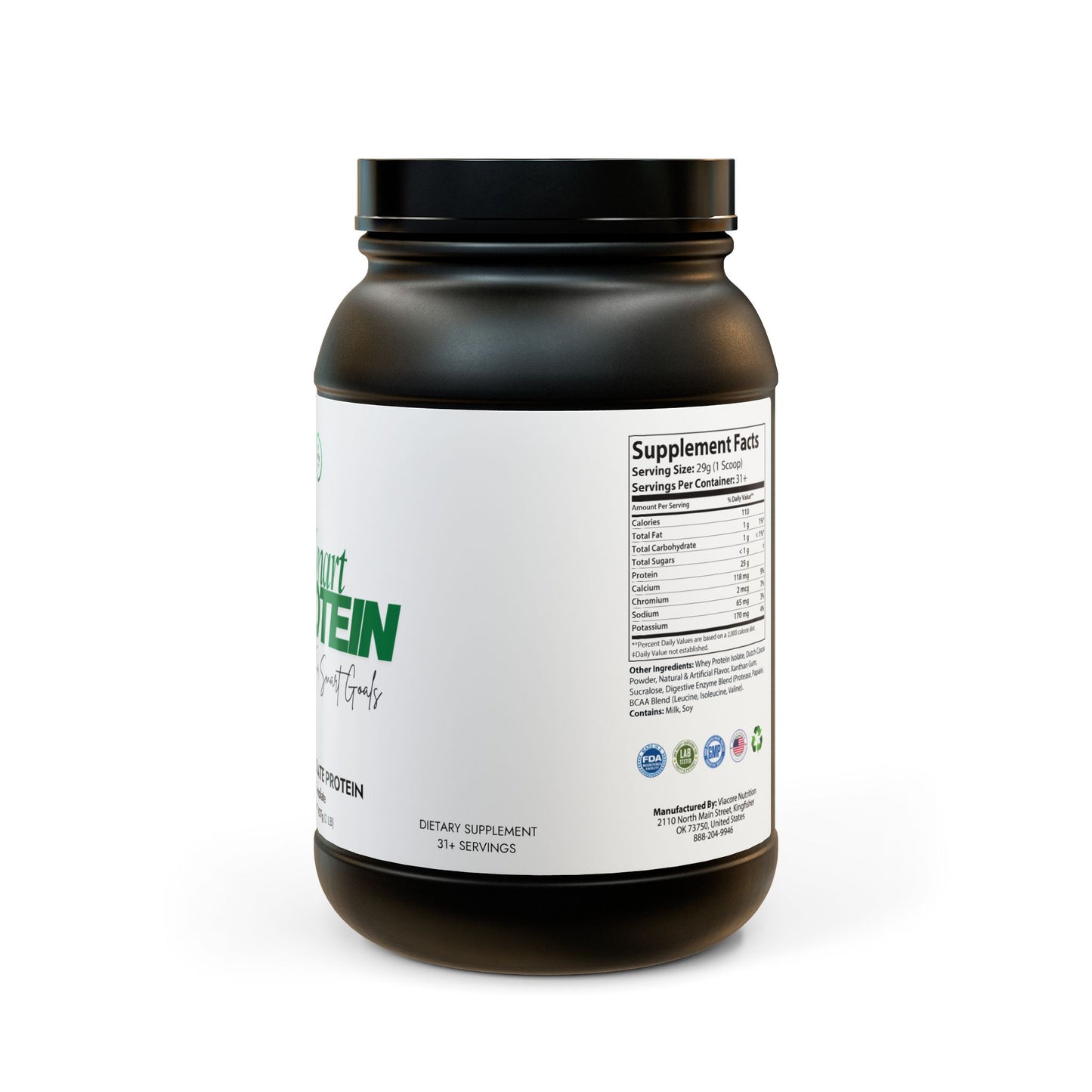 Smart Protein. Whey Isolate Protein Supplement (907g, 2lb)