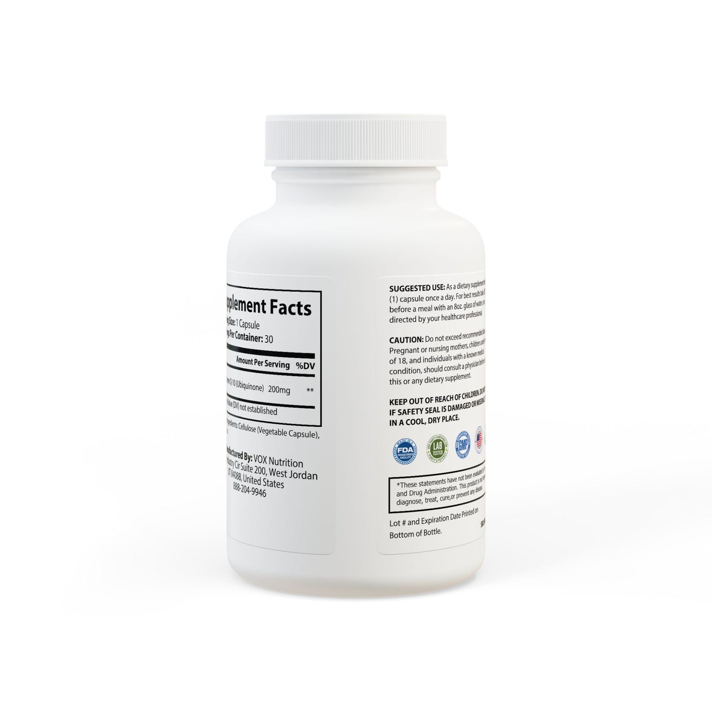 ANTIOX-Q10  (Ubiquinone) Supplement (30 Capsules)