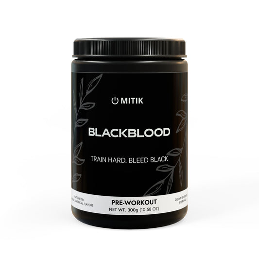 BLACKBLOOD Pre-Workout Supplement, Watermelon (300g, 10.58oz)