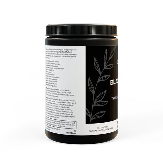 BLACKBLOOD Pre-Workout Supplement, Watermelon (300g, 10.58oz)