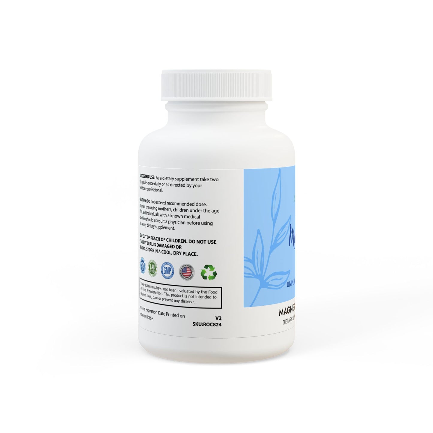 MAGNEST Magnesium Glycinate Supplement (60 Capsules)